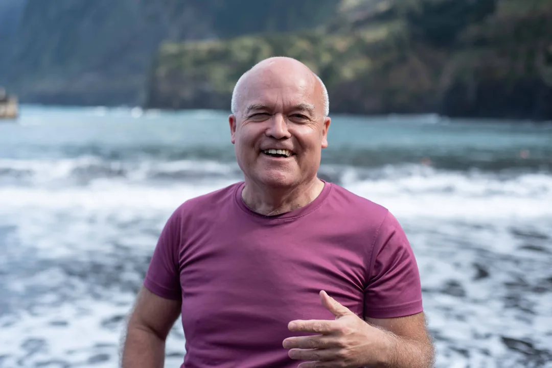 Reinhard Stern am Meer