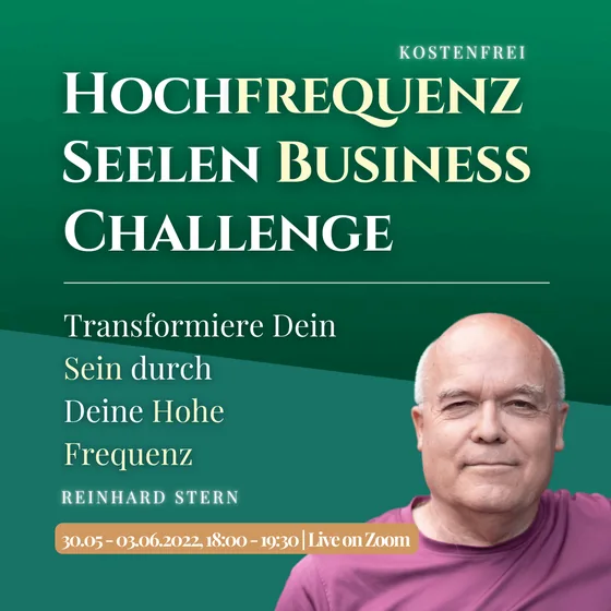 Veranstaltungsplakat: Hochfrequenz Seelen Business Challenge